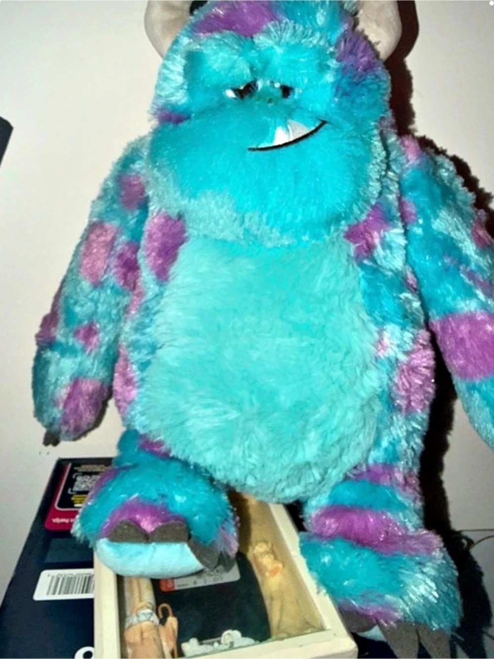 Disney Monsters Inc. Sulley Plush Blue & Purple Stuffed Animal